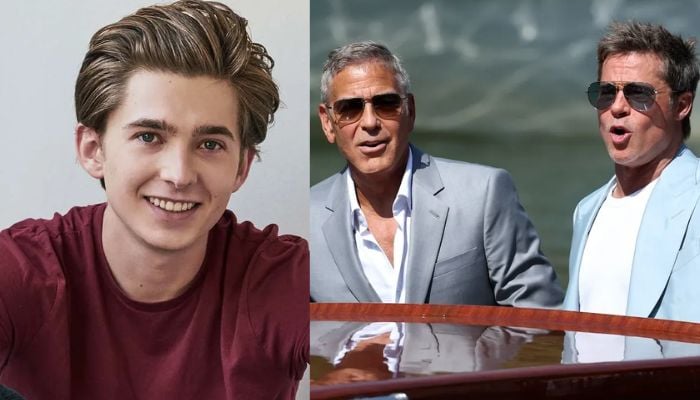 Wolfs star Austin Abrams calls George Clooney, Brad Pitt super warm