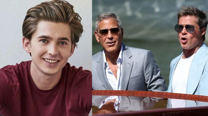 ‘Wolfs’ star Austin Abrams calls George Clooney, Brad Pitt ‘super warm’