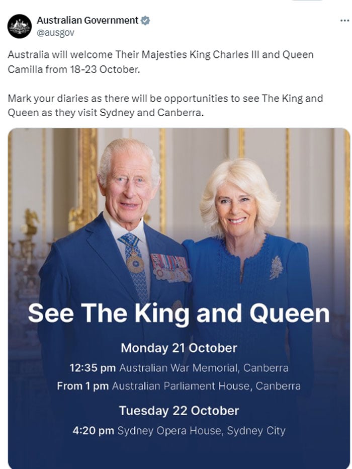 Australian government makes big announcement ahead of King Charles visit