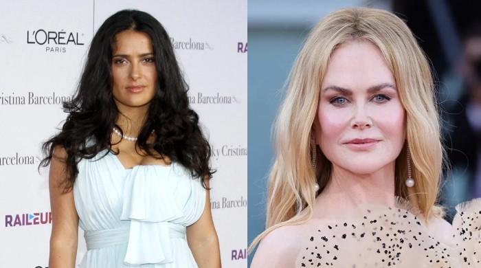 Nicole Kidman, Salma Hayek share awkward encounter at Balenciaga fashion show