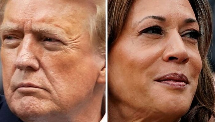 Former US president Donald Trump in New York City, US May 30, 2024 and US Vice President Kamala Harris in Washington, US, July 22, 2024 — Reuters.