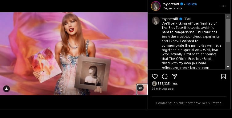 Taylor Swift celebrates Eras Tour memories in special ways ahead of kicking off final leg