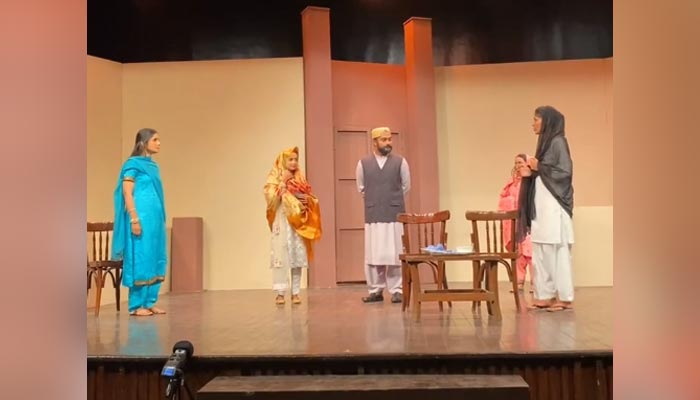 Actors perform at the World Culture Festival at Arts Council of Pakistan (ACP) in Karachi on October 13, 2024. — Instagram/@acpkhiofficial