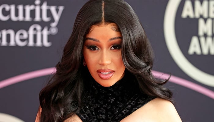 Cardi B flaunts fluffy look for Victorias Secret Fashion Show