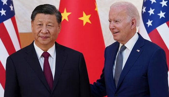 US President Joe Biden meets Chinese President Xi Jinping on the sidelines of the G20 leaders summit in Bali, Indonesia on November 14, 2022. — Reuters