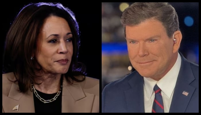 Vice President of US Kamala Harris (left) and Fox News host Bret Baeir (right) — Reuters/Instagram@bretbaier