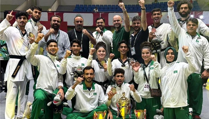 Pakistan’s taekwondo team. — Reporter