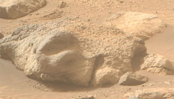 Human face or Martian rock? Spooky still leaves scientists scratching their heads