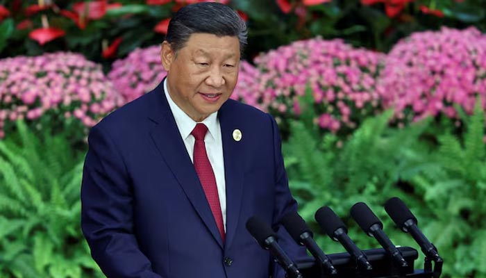 Chinese President Xi Jinping delivers his keynote speech at the opening ceremony of the 9th Summit of the Forum on China-Africa Cooperation (FOCAC), at the Great Hall of the People in Beijing, China on September 5, 2024. – Reuters