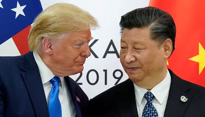 Former US president Donald Trump meets with Chinas President Xi Jinping in Osaka, Japan, June 29, 2019 — Reuters.