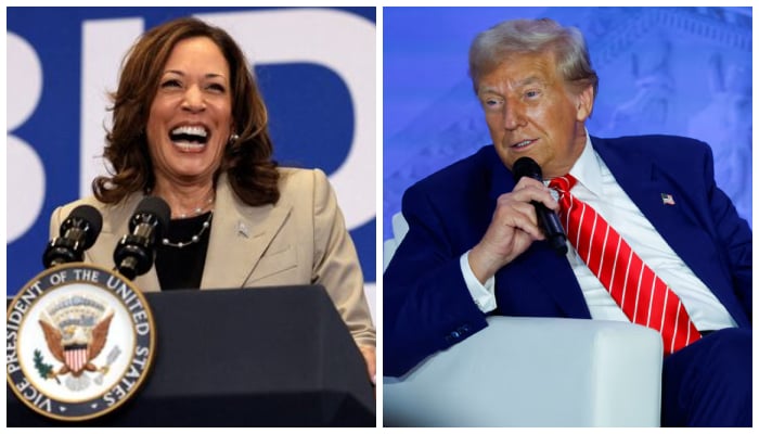 Vice President Kamala Harris (L) and former president of the US Donald Trump.— Reuters/File