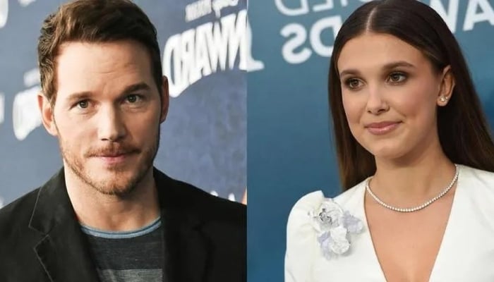 Photo: Chris Pratt gushes over incredible co-star Millie Bobby Brown