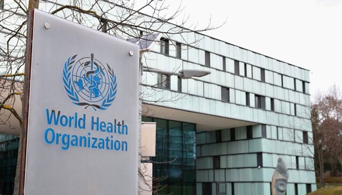 A logo is pictured outside a building of the World Health Organization (WHO), in Geneva, Switzerland, February 6, 2020. — Reuters