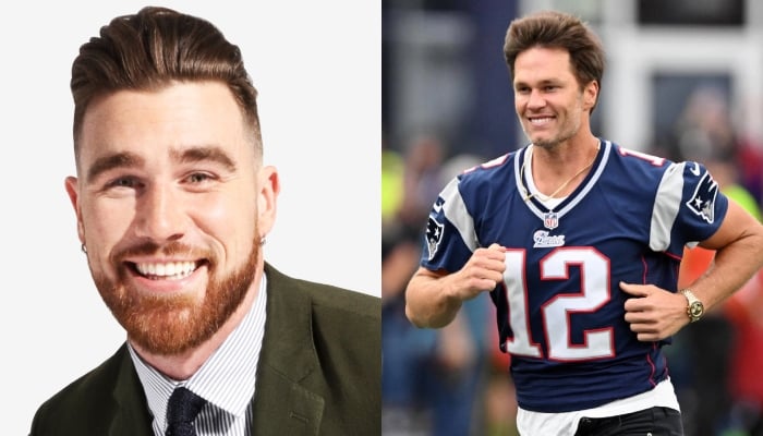 Photo: Tom Brady seeks Travis Kelce’s advice on showmanship: Source