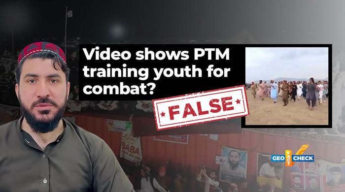 Fact-check: Video doesn't show Pashtun Tahaffuz Movement training youth for combat