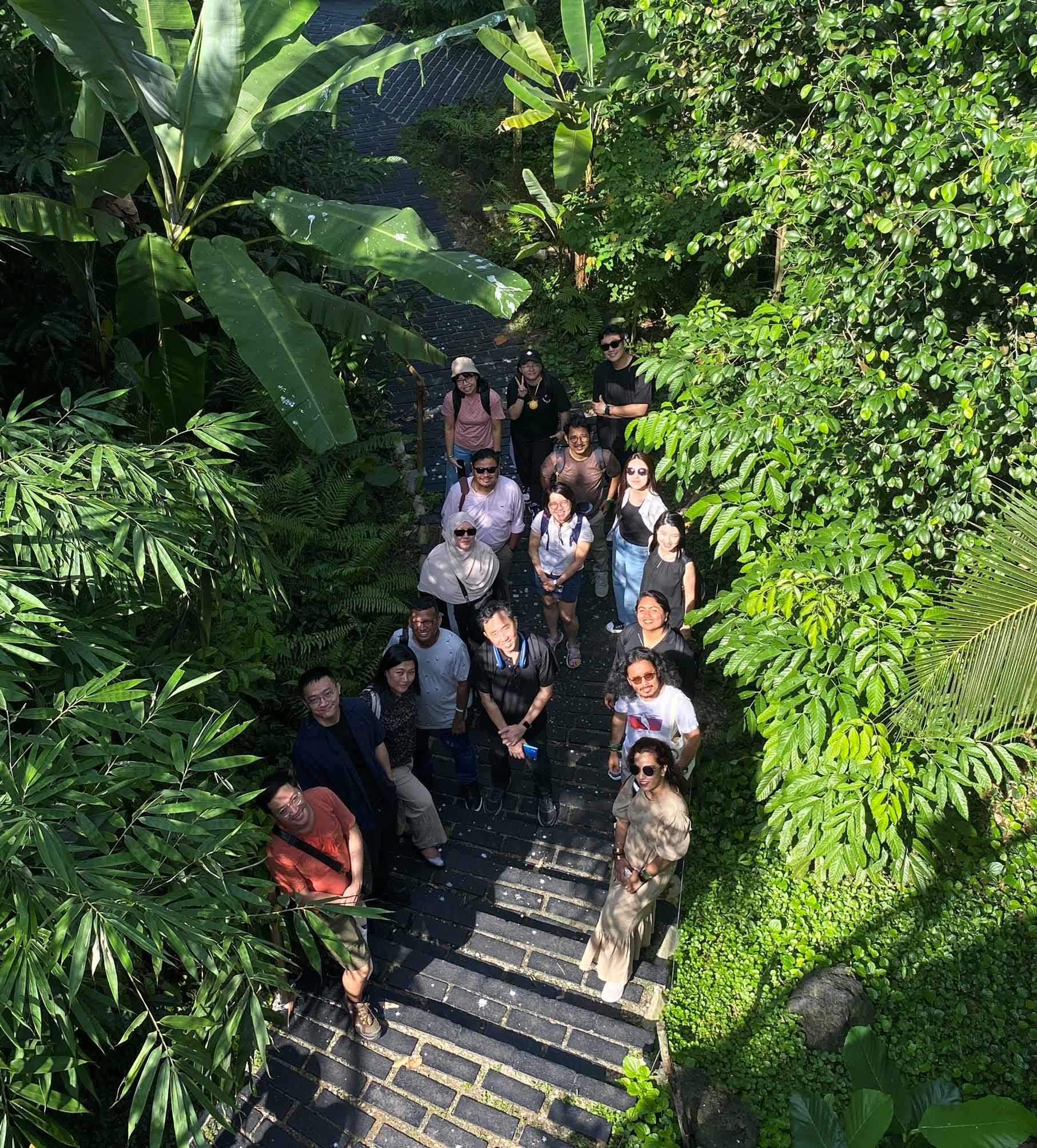 AJF fellows pose for a photograph. — Photo by Zakaria Zainal