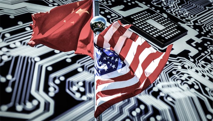 The US and China are locked in a contest for technological dominance.— AFP/File