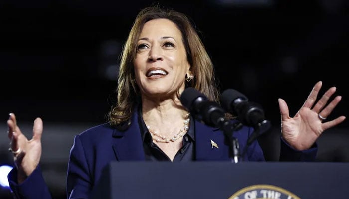 Vice President Kamala Harris in a conference.—AFP/File