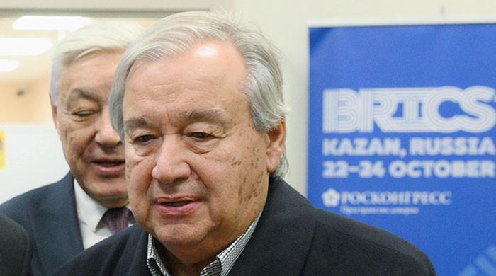 UN chief Guterres in Russia for Putin’s BRICS summit