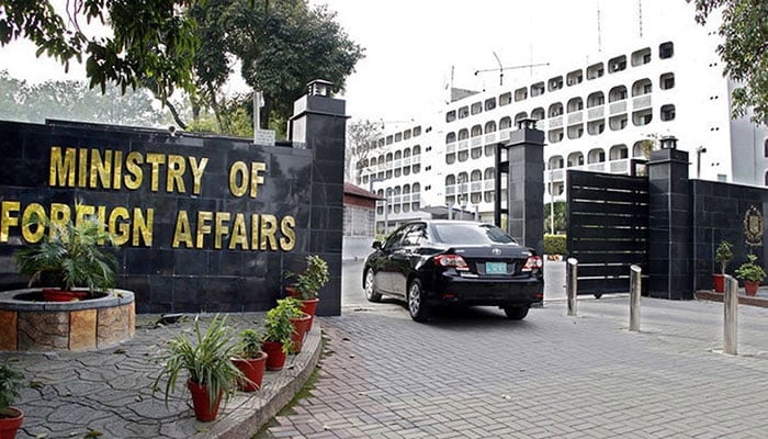 The entrance of the Ministry of Foreign Affairs in Islamabad. — AFP/File