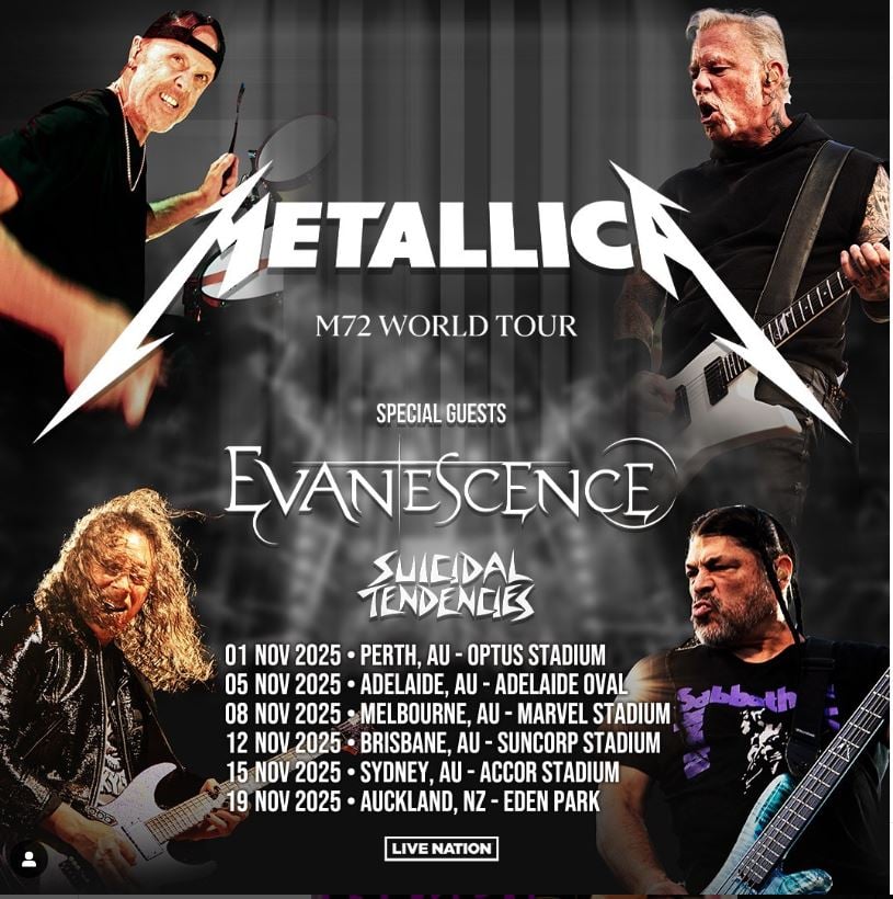 Metallica surprise fans with special M72 World Tour update