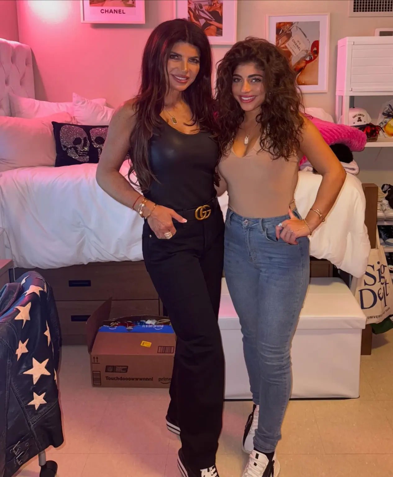 Teresa Giudice joins lookalike daughter at University of Tampa