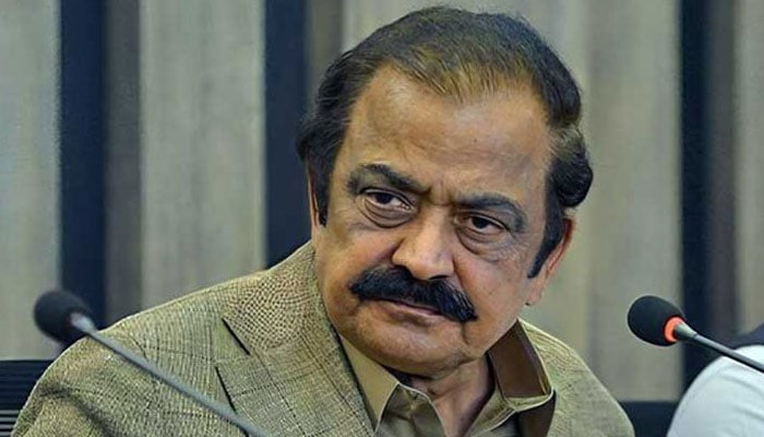 Prime Ministers Adviser on Political Affairs Rana Sanaullah. — Radio Pakistan/File