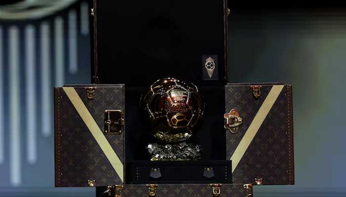 General view of the Ballon dOr at Chatelet Theatre, Paris, France on October 30, 2023. — Reuters