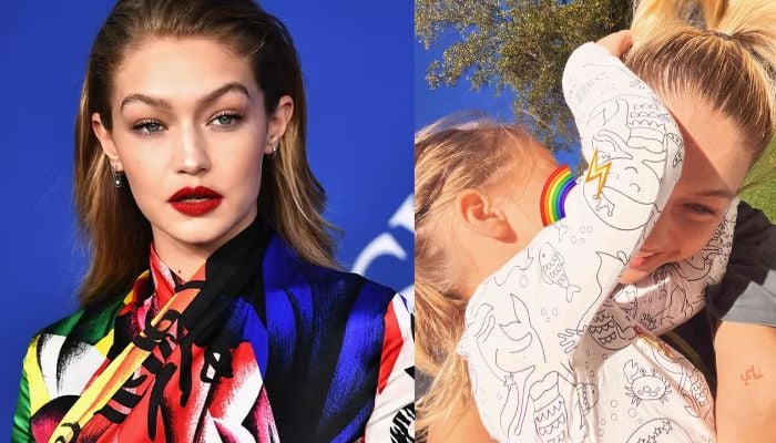 Gigi Hadid gets festive thanks to daughter Khai