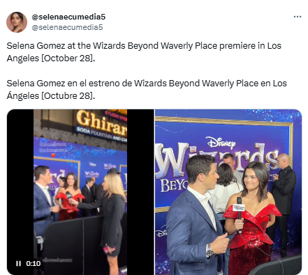 Selena Gomez glams up for magical appearance at Wizards Beyond Waverly Place premiere