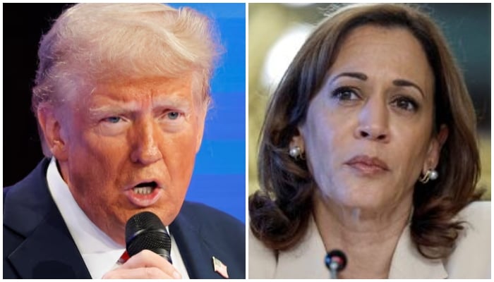 A group of Republican candidate Donald Trump and his Democratic rival, Vice President Kamala Harris. – Reuters/File