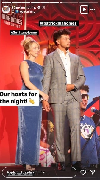 Pregnant Brittany Mahomes flaunts baby bump alongside husband Patrick