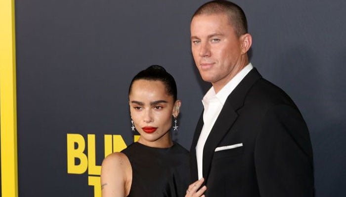 Channing Tatum is staying professional after reports of her split from Zoe Kravitz emerged