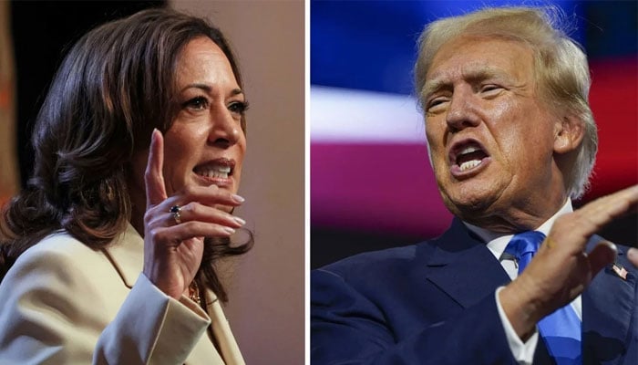 Vice President Kamala Harris and former president Donald Trump.—Reuters/File