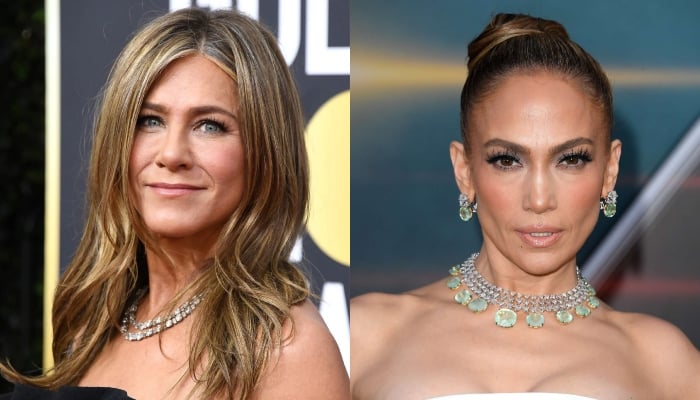 Photo : Jennifer Aniston laser concentré sur sa rivale Jennifer Lopez : rapport