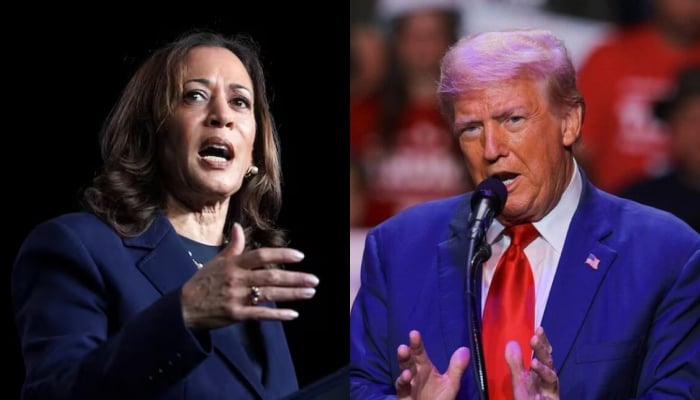 Vice President Kamala Harris (left) and former president Donald Trump. — Reuters/Files