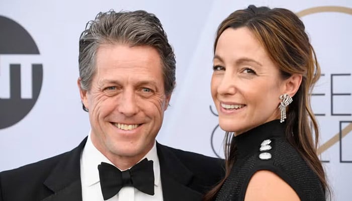 Hugh Grant shares anecdote behind his younger children names