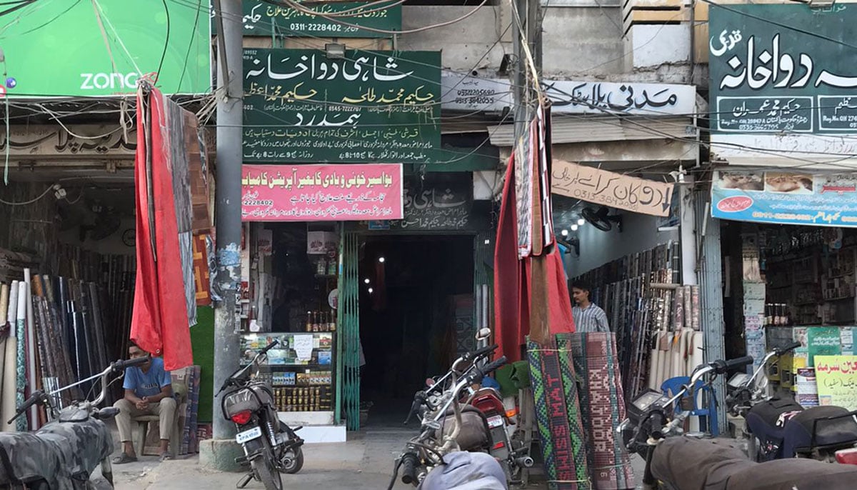 Location of a chaapa shop in Lalukhet, Karachi. — Photo by author