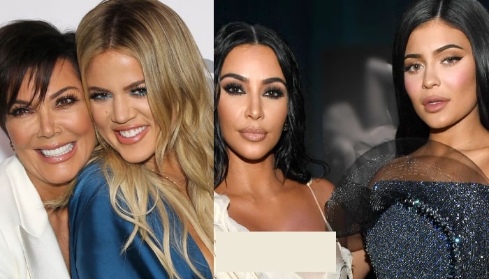 Photo: Kris Jenner looks up to Kim, Khloe Kardashian, Kylie Jenner: Source