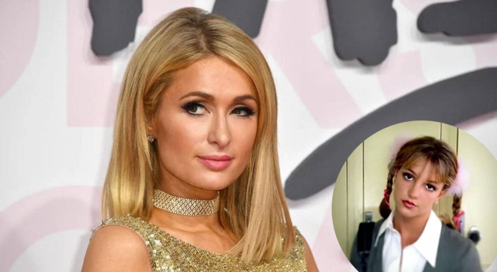 Paris Hilton recreates sultry look from Britney Spears iconic song