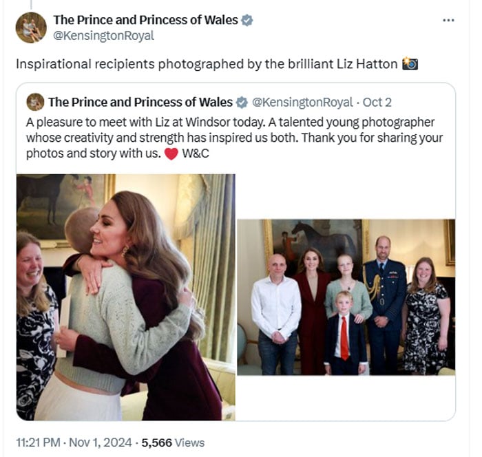 Kensington Palace shares Kate Middletons powerful statement with stunning photos