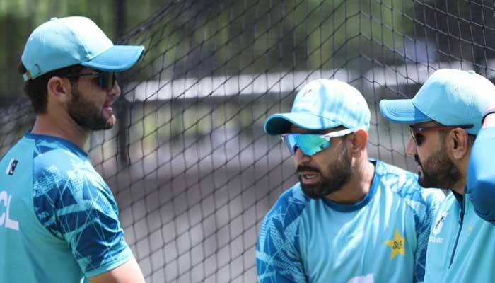 Pakistani players pictured during a practice session ahead of their ODI series against Australia in this image released on November 2, 2024. — Facebook@PakistanCricketBoard