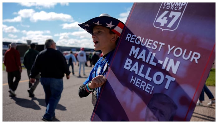 Rally in Mosinee, Wisconsin, September 7, 2024.— REUTERS