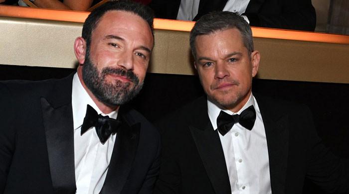 Ben Affleck, Matt Damon tease new project with growing out beards together