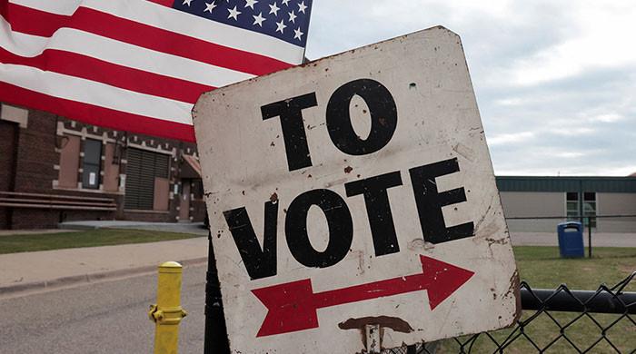 In pictures: Americans vote on Election Day across US