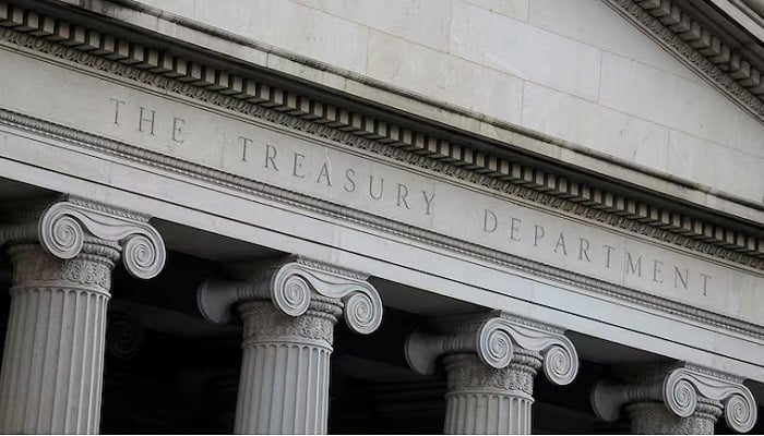 The United States Department of the Treasury is seen in Washington, DC, US, August 30, 2020.— Reuter