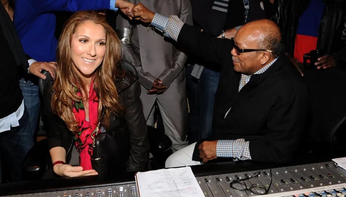 Heartbroken Celine Dion pens note to late Quincy Jones