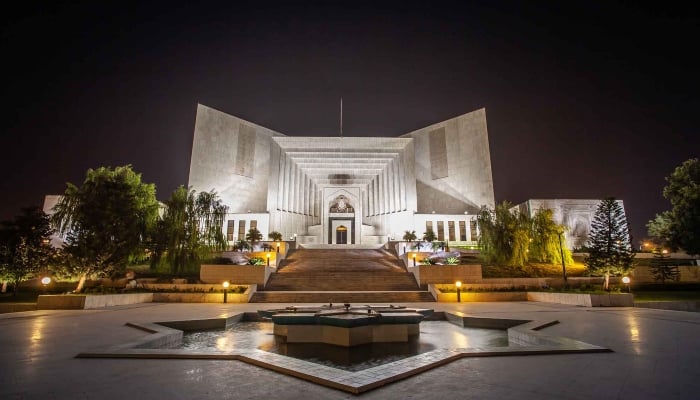 The Supreme Court of Pakistan building in Islamabad. —Supreme Court website/ File