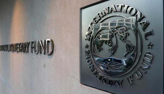 The International Monetary Fund (IMF) logo is seen outside the headquarters building in Washington, US  on September 4, 2018. — Reuters