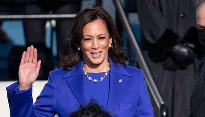 Kamala Harris is sworn in as Vice President during the 59th Presidential Inauguration in Washington, US, January 20, 2021. — Reuters